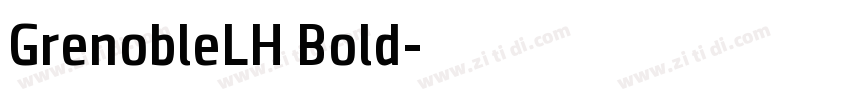 GrenobleLH Bold字体转换